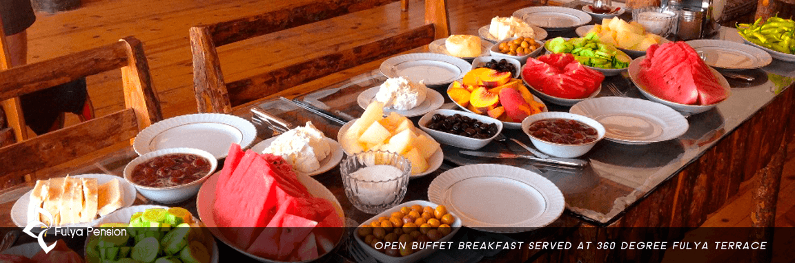 Egirdir open buffet breakfast