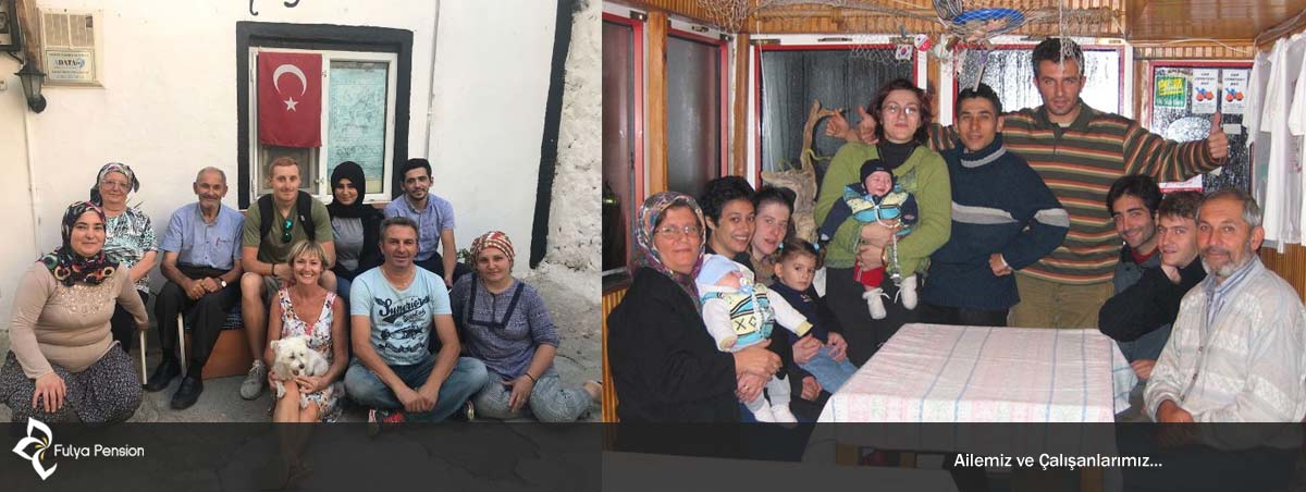 Fulya pansiyon aile ve çalışanlarımız.